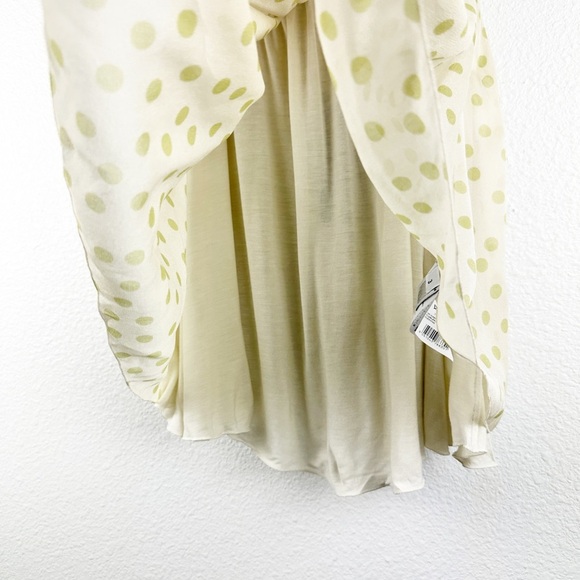 Dolce & Gabbana Yellow with Green Polka Dots Dress Size 3 - Picture 3 of 11